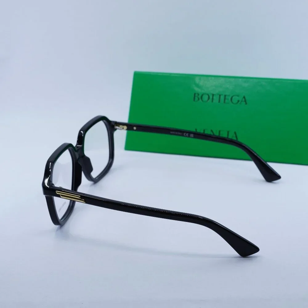 Final Price! Bottega Veneta BV1329O 001 Shiny Black Eyeglasses - Picture 4 of 9